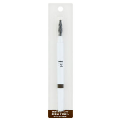 e.l.f. Deep Brown Instant Lift Brow Pencil, 0.006 oz