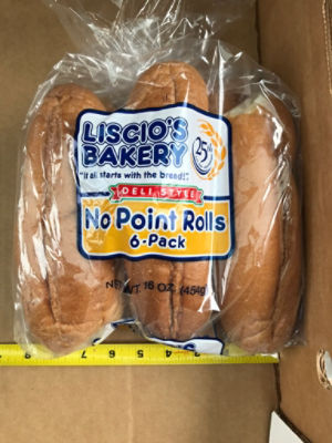 Liscio's Bakery No Point 6pk, 16 oz, 16 Ounce
