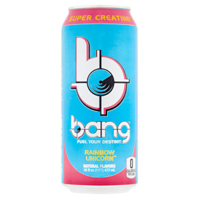 Bang Rainbow Unicorn Energy Drink, 16 fl oz