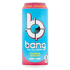 Bang Rainbow Unicorn, Energy Drink, 16 Fluid ounce