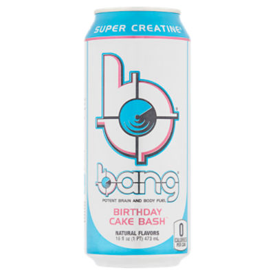 Bang Birthday Cake Bash Energy Drink, 16 fl oz