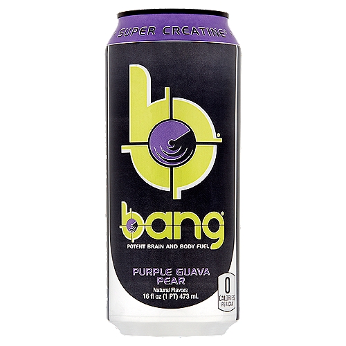 Bang Purple Guava Pear Energy Drink, 16 fl oz