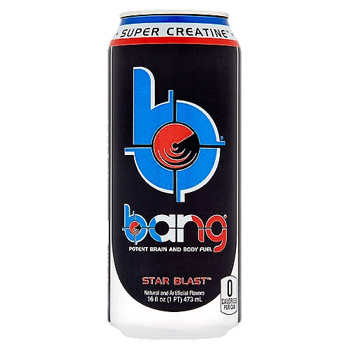 Bang Star Blast Energy Drink, 16 fl oz