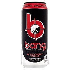Bang Black Cherry Vanilla Energy Drink, 16 fl oz, 16 Ounce