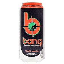 Bang Peach Mango Energy Drink, 16 fl oz, 16 Fluid ounce