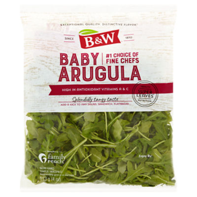 B&W Baby Arugula, 4 oz