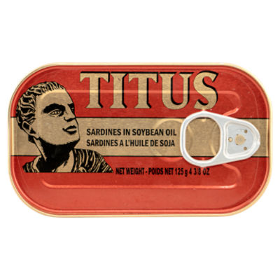 Titus Sardines in Soybean Oil, 4 3/8 oz