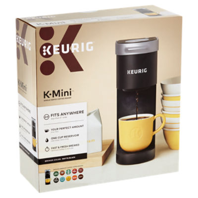 Keurig K-Mini Matte Black Single Serve Coffee Maker - The Fresh Grocer