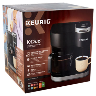 Keurig K-Duo Black Single Serve & Carafe Coffee Maker