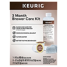 Keurig 3 Month Brewer Care Kit, 1 Each