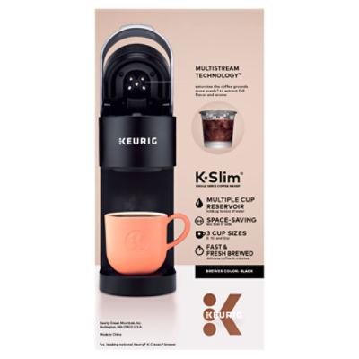Keurig K-Slim Black Single Serve Coffee Maker