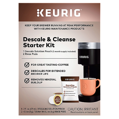 Keurig Descale & Cleanse Starter Kit