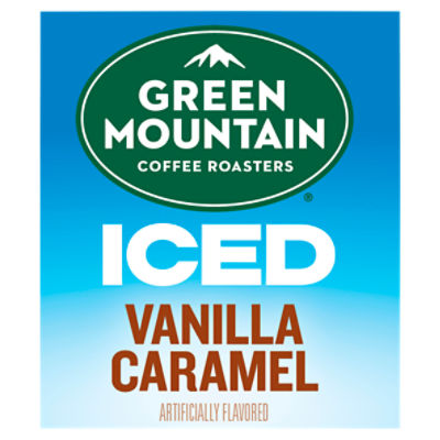 Green Mountain Coffee Roasters Brew Over Ice Vanilla Caramel, Single Serve  Keurig K-Cup Pods, Flavored Iced Coffee, 12 Count