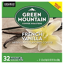 Green Mountain Coffee Roasters French Vanilla Coffee K-Cup Pods, 0.33 oz, 32 count