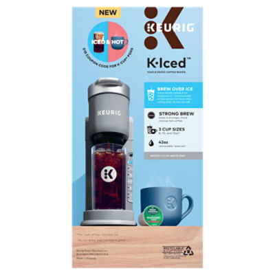  Keurig K-Iced Single Serve Coffee Maker - Brews Hot and Cold -  White: Home & Kitchen