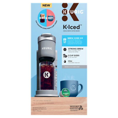  Keurig K-Iced Single Serve Coffee Maker - Brews Hot and Cold -  Gray: Home & Kitchen