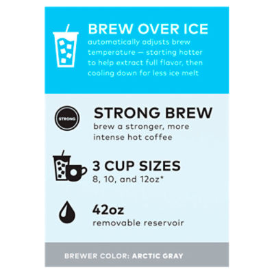 Keurig K-Iced Single Serve Coffee Maker, Hot & Cold Brews (Gray