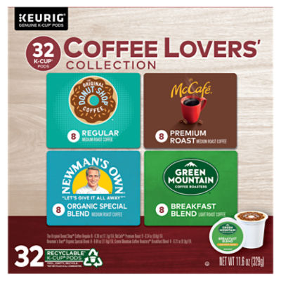 Keurig Coffee Lovers' Collection Variety Pack SingleServe KCup Pod Sampler, 32 Count