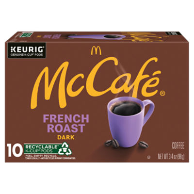 McCafé French Roast Dark Coffee K-Cup Pods, 10 count, 3.4 oz