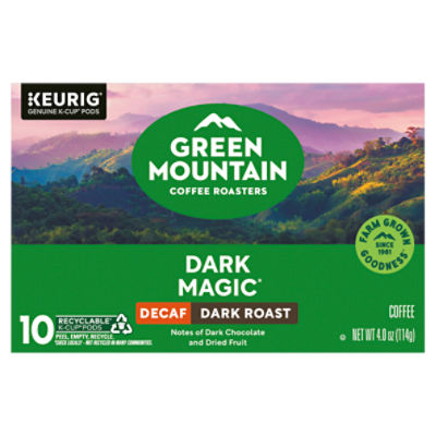 Green Mountain Coffee Roasters Dark Magic Decaf Dark Roast Coffee KCup