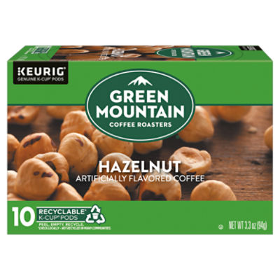 Green Mountain Coffee Roasters Hazelnut Coffee K-Cup Pods, 10 count, 3.3 oz