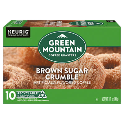 Green Mountain Coffee Roasters Brown Sugar Crumble Coffee K-Cup Pods, 10 count, 3.1 oz