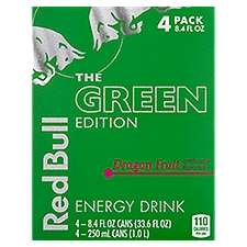Red Bull The Green Edition Dragon Fruit , Energy Drink, 33.6 Fluid ounce