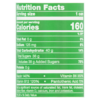 red bull nutrition facts