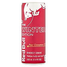 Red Bull The Winter Edition Pear Cinnamon Energy Drink, 8.4 fl oz, 8.4 Fluid ounce