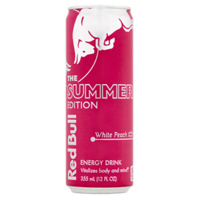 Red Bull The Summer Edition White Peach Energy Drink, 12 fl oz