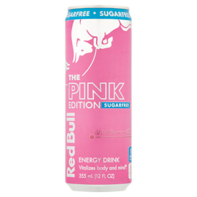 Red Bull The Pink Edition Sugar Free Wild Berries Energy Drink, 12 fl oz