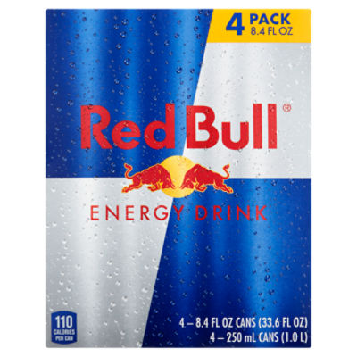 Red Bull Energy Drink, 8.4 fl oz, 4 count