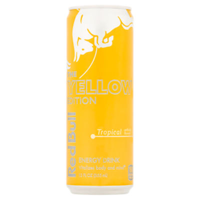Red Bull The Yellow Edition Tropical Energy Drink, 12 fl oz