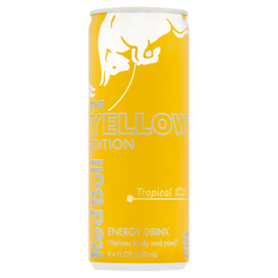 Red Bull The Yellow Edition Tropical Energy Drink, 8.4 fl oz, 34 Fluid ounce