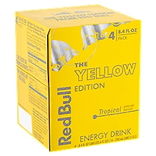 Red Bull The Yellow Edition Tropical, Energy Drink, 33.6 Ounce