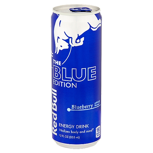 Red Bull The Blue Edition Blueberry Energy Drink, 12 fl oz
Red Bull® The Blue Edition. The taste of blueberry - artificially flavored. The wings of red bull.