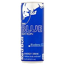 Red Bull The Blue Edition Blueberry, Energy Drink, 8.4 Fluid ounce