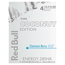 Red Bull The Coconut Edition Coconut Berry Energy Drink, 8.4 fl oz, 4 count