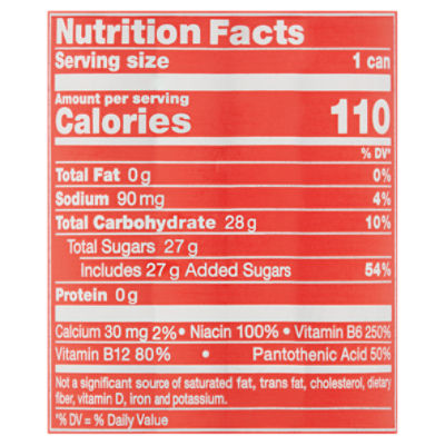 red bull nutrition facts