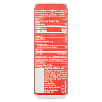 Red Bull Summer Energy Drink, 12 fl oz