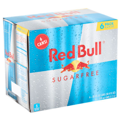 Red Bull Sugarfree Drink, 8.4 fl oz, 6 count