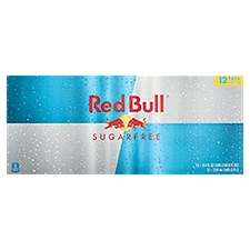Red Bull Sugarfree Energy Drink, 8.4 fl oz, 12 count
