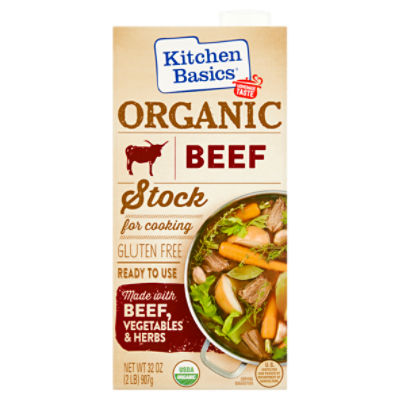 Kitchen Basics Organic Beef Stock, 32 oz ShopRite