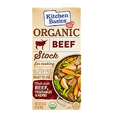 Kitchen Basics Organic Beef Stock, 32 oz, 32 Ounce