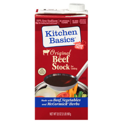 Kitchen Basics Original Beef Stock, 32 fl oz, 32 Ounce