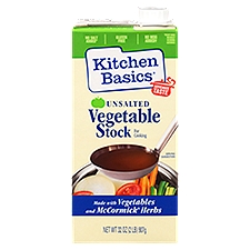 Kitchen Basics Unsalted, Vegetable Stock, 32 Ounce