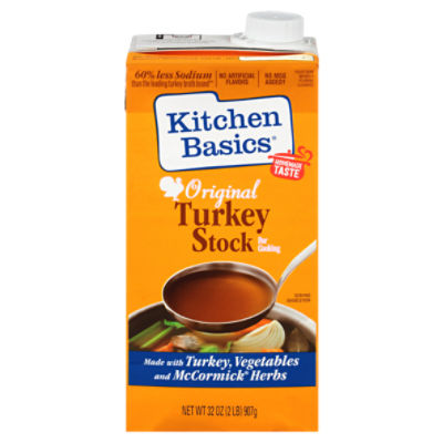 Kitchen Basics Original Turkey Stock, 32 fl oz, 32 Ounce