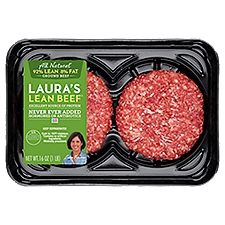 Laura's Lean Beef All Natural 92% Lean 8% Fat Ground Beef, 16 oz, 16 Ounce