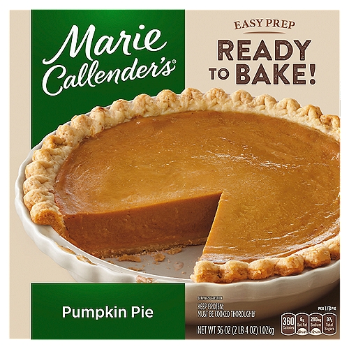 Marie Callender's Pumpkin Pie, 36 oz