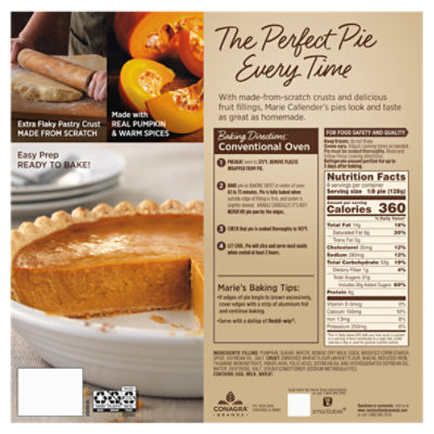 marie callender pumpkin pie recipe